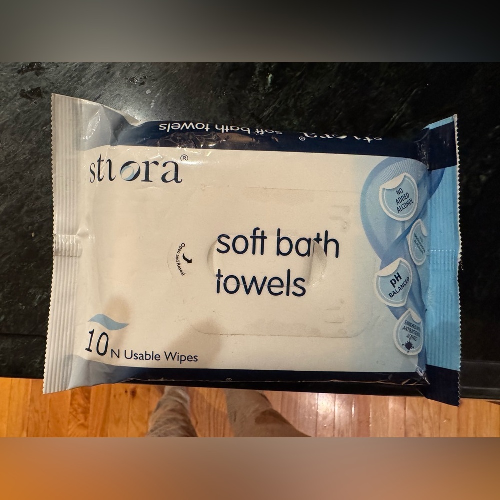 Storia Soft Bath Towels - 10 Usable wipes